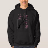 Japanse Sakura Tree Cherry Blossom Tree Kawaies Hoodie (Voorkant)