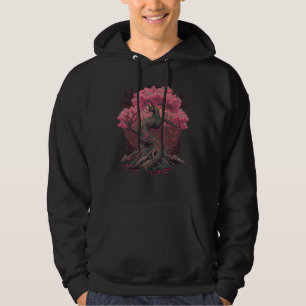 Japanse Sakura Tuin Geisha Mount Fuji Kersenbloese Hoodie