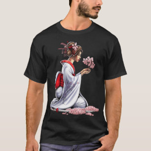 Japanse samoerai-meisje t-shirt