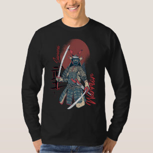 Japanse Samurai Bushido Warrior houdt het vast T-shirt