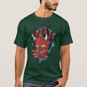 Japanse Samurai en personages in Japan I Hannaya M T-shirt