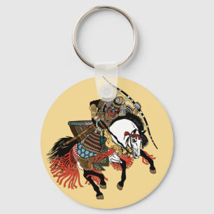 Japanse samurai horseman sleutelhanger