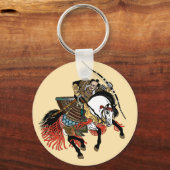 Japanse samurai horseman sleutelhanger (Voorkant)