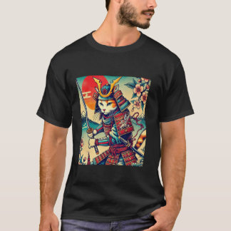 Japanse Samurai Kat Ninja Kat 1 T-shirt