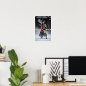 Japanse Samurai Krijger Poster (Thuiskantoor)