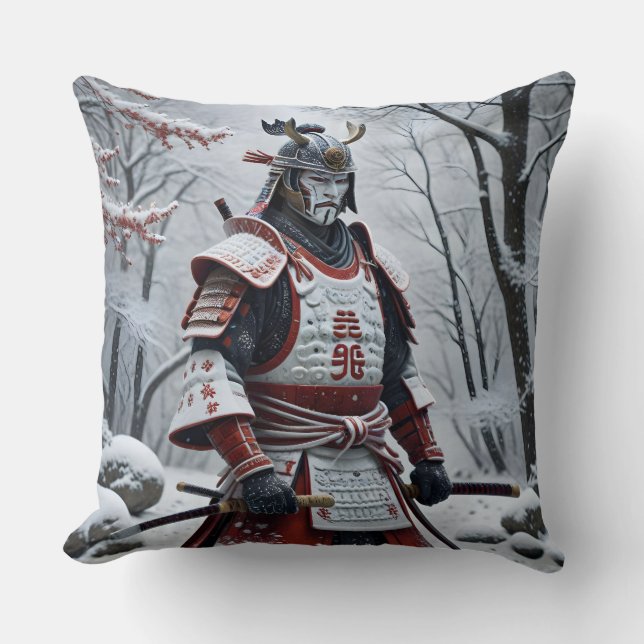 Japanse Samurai kussen (Voorkant)