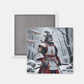 Japanse Samurai-magneet Magneet (Voorkant / Achterkant)