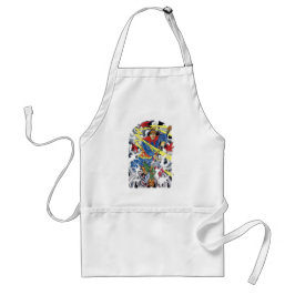 Japanse Samurai met speer tatoeage ontwerp Standaard Schort