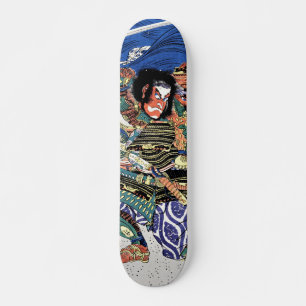 Japanse Samurai Nichijo Jiro Tadanori-strijder Skateboard