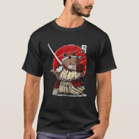 Japanse Samurai Ninja Cat Kawaii Tattoo Mannen Vro