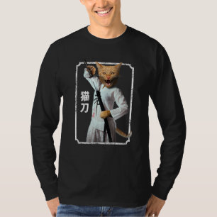 Japanse Samurai Ninja Kat T-shirt
