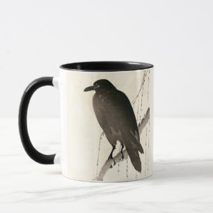 Japanse schets van een raven mok