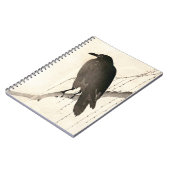 Japanse schets van een raven notitieboek (Linkerzijde)