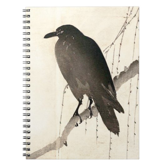 Japanse schets van een raven notitieboek (Voorkant)