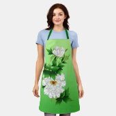  Japanse schets van grote witte pony Schort (Gedragen)