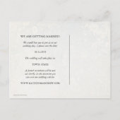 Japanse Seigaiha-golven bewaren de foto van de dat Aankondigingskaart (Achterkant)