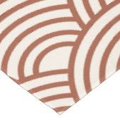 Japanse Seigaiha Wave Rust Terracotta Tafelkleed (Gekanteld)