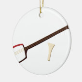 Japanse Shamisen Keramisch Ornament (Links)