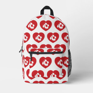 Japanse Shin Kanji Kokoro Hart 心 Bedrukte Rugzak