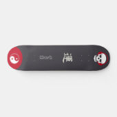 Japanse Skateboardstijl met monogram "Wind" Skateboard (Horizontaal)