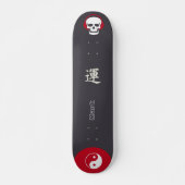 Japanse Skateboardstijl met monogram "Wind" Skateboard (Voorkant)