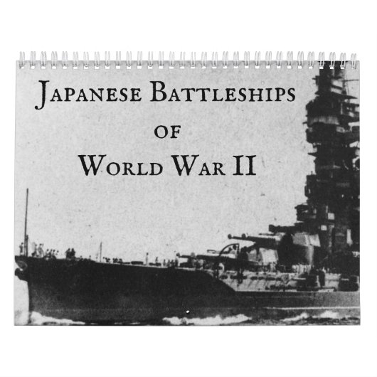 Japanse slagschepen uit de Tweede Wereldoorlog Kalender (Hoes)