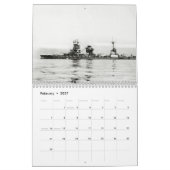 Japanse slagschepen uit de Tweede Wereldoorlog Kalender (Feb 2027)