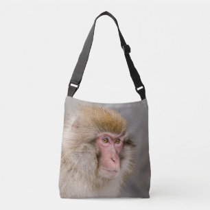 Japanse Sneeuw Makaak Natuur Crossbody Tas