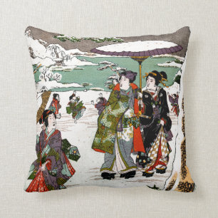Japanse sneeuwval kussen