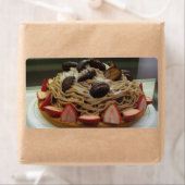 Japanse Spaghetti- en aardbeienkap Etiket (Insitu)