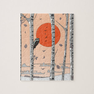 Japanse Specht Legpuzzel