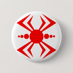 Japanse spin ronde button 5,7 cm