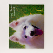 Japanse Spitz Dog. Legpuzzel (Verticaal)