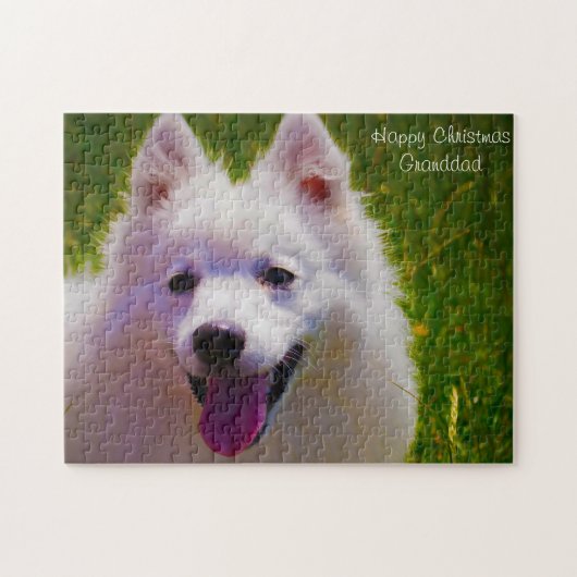 Japanse Spitz Dog. Legpuzzel (Horizontaal)