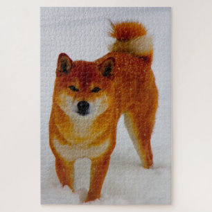 Japanse Spitz Dog. Legpuzzel