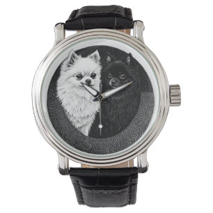 Japanse spitz hond Aardige huisdierras cadeau Horloge