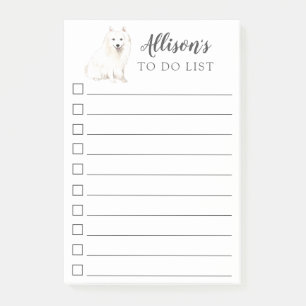 Japanse Spitz-hond gepersonaliseerd om te doen Post-it® Notes