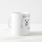 Japanse Spitz-Mok Koffiemok (Voorkant links)