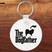 Japanse spitz sleutelhanger (Voorkant)