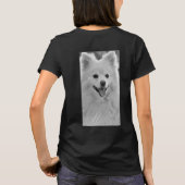 Japanse spitz t-shirt (Achterkant)