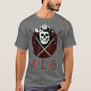 Japanse sportkunst Samurai sword bushido T T-shirt
