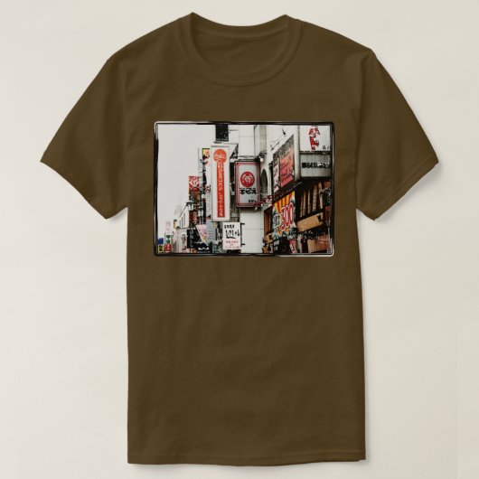 Japanse stad t-shirt (Design voorkant)