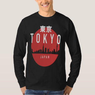 Japanse stad Tokio T-shirt