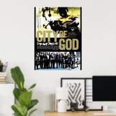 Japanse stad van God Poster (Thuiskantoor)
