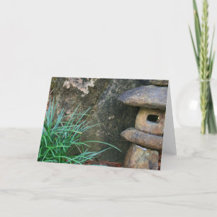 Japanse stenen lantaarn kaart