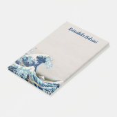  japanse stijl gepersonaliseerde grote golf post-it® notes (Schuin)