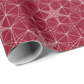 Japanse stijl Snowflake Cadeaupapier (Rol Hoek)