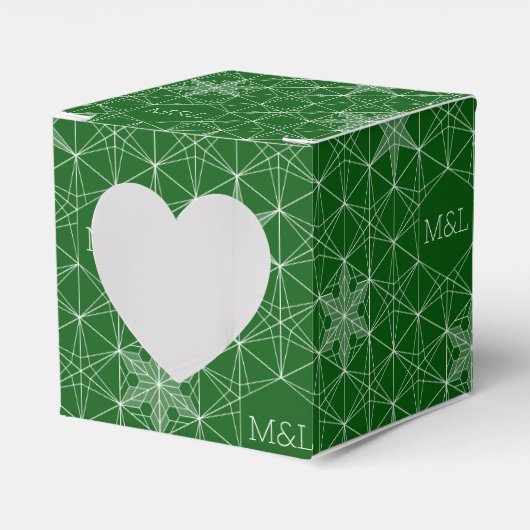 Japanse stijl Snowflake Wedding Bedankdoosjes (Voorkant Zijde)