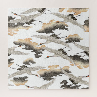 Japanse stijlkraan: elegant ontwerp. legpuzzel