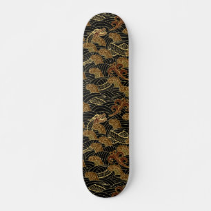Japanse stijltekeningen skateboard